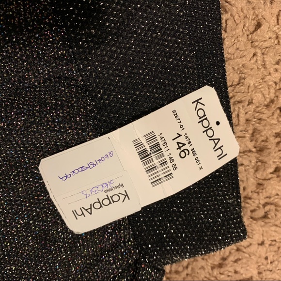 KappAhl black sparkly stretch ankle pants NWT - Picture 3 of 8